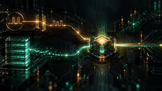 AI-generated conceptual illustration for A compact AI model combines when to help with what to suggest